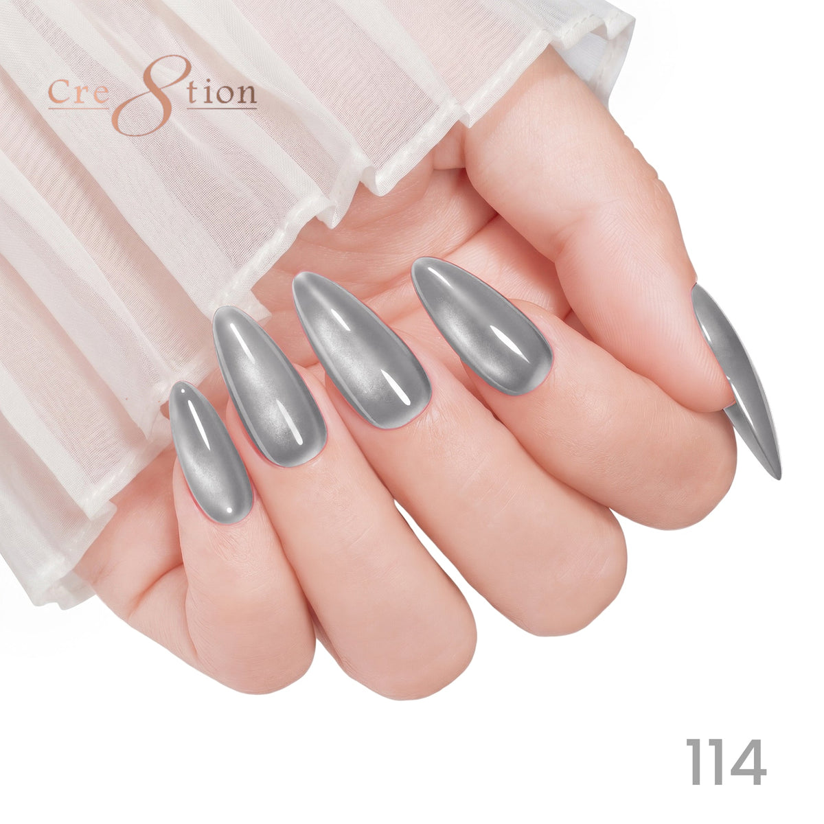Cre8tion Cat Eye Soak Off Gel 0.5oz 114