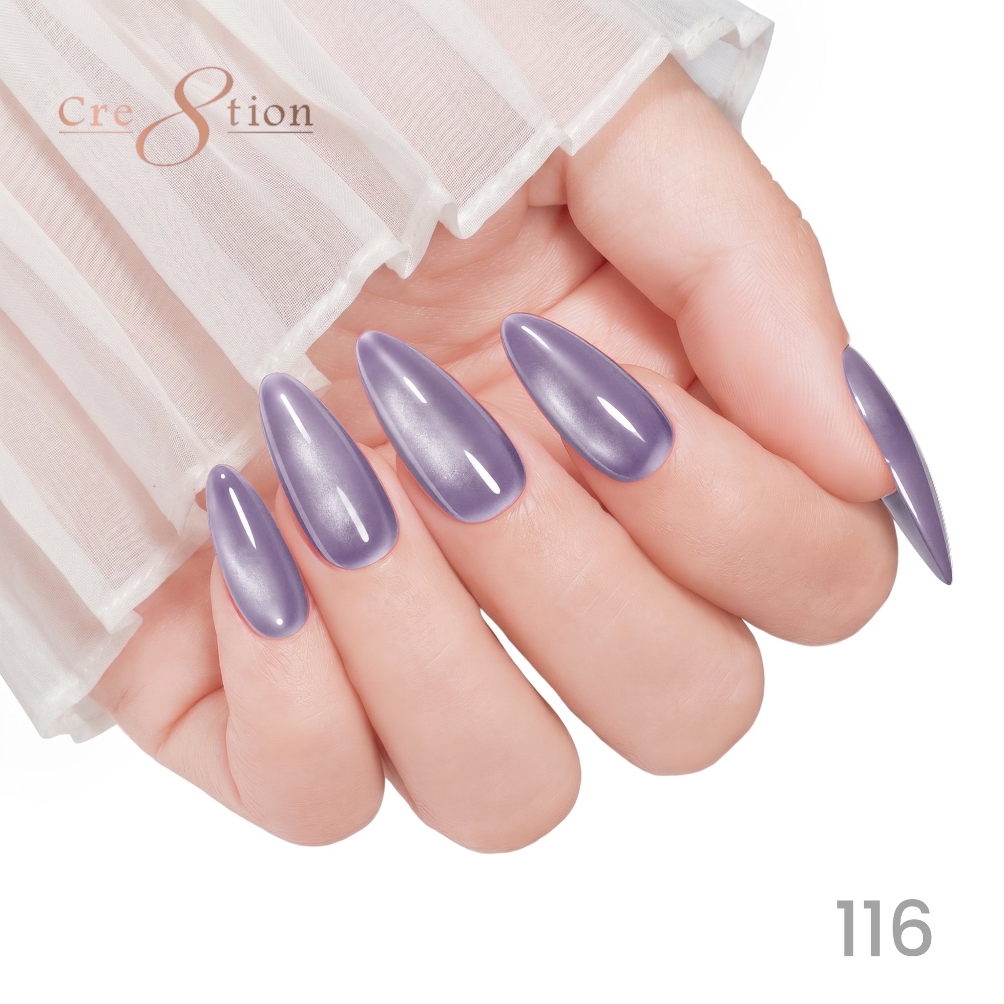 Cre8tion Cat Eye Soak Off Gel 0.5oz 116