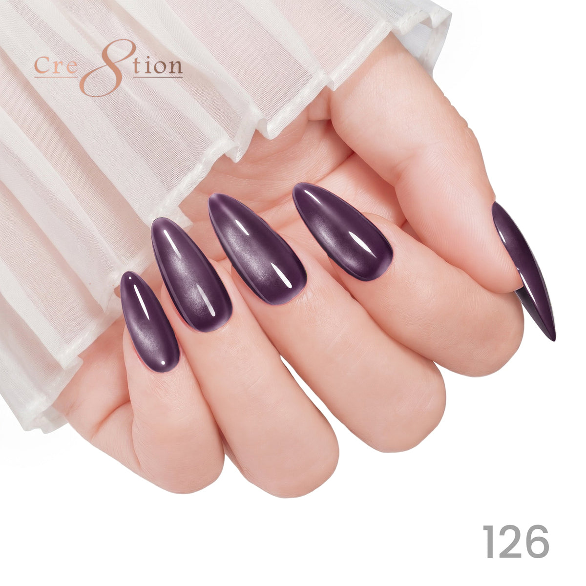 Cre8tion Cat Eye Soak Off Gel 0.5oz 126