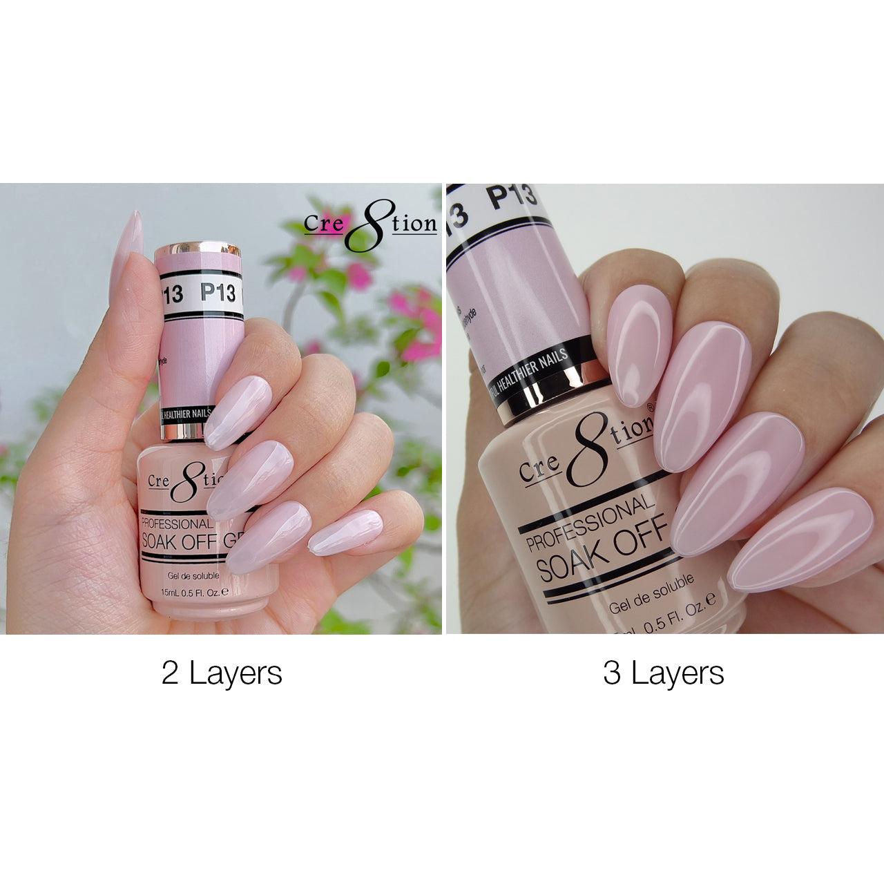 Cre8tion Gel - French Collection 0.5oz - P13 Pink