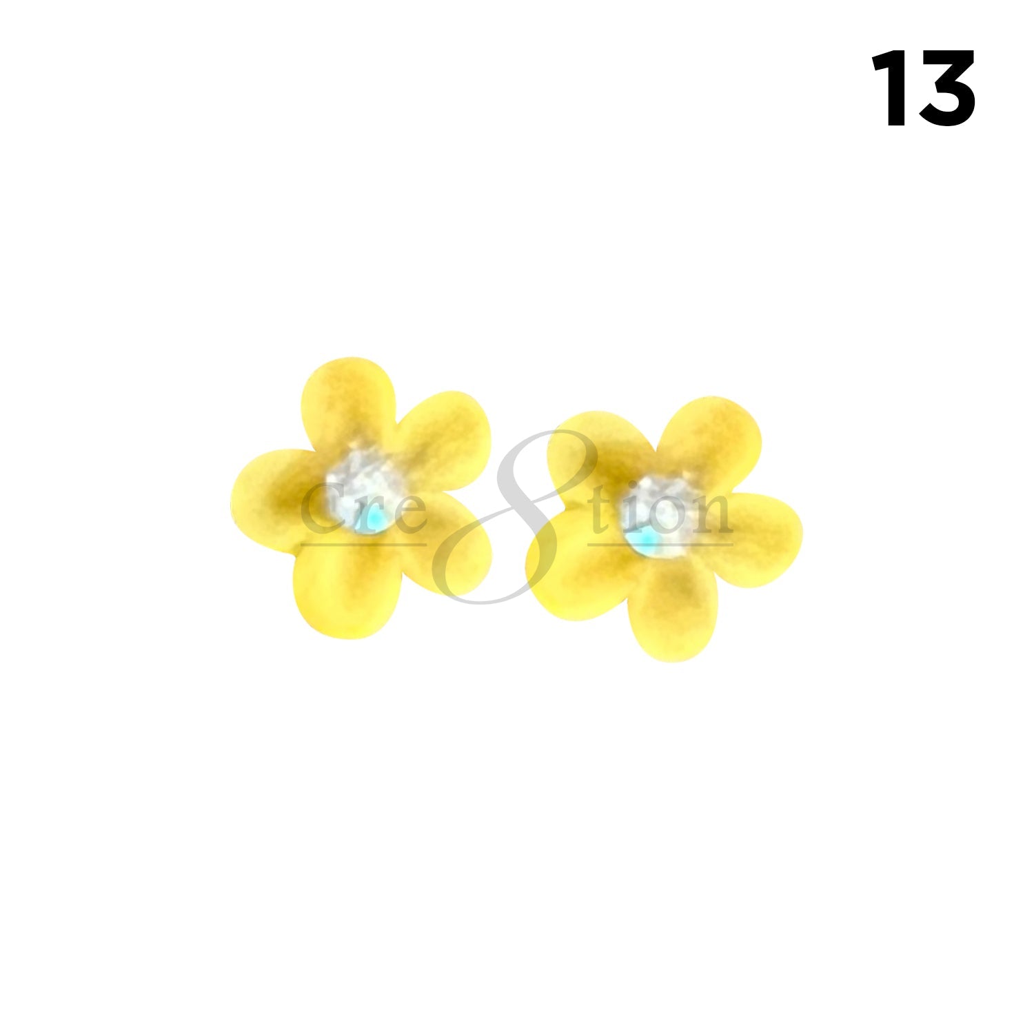 Cre8tion Handmade Acrylic Flowers 2 pcs
