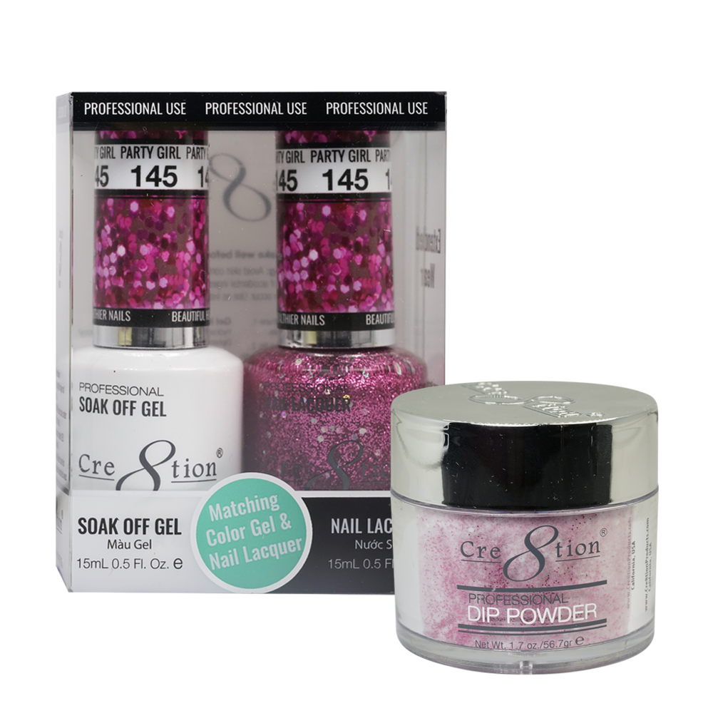 Cre8tion Matching Sets - 145 Party Girl (Glitter)