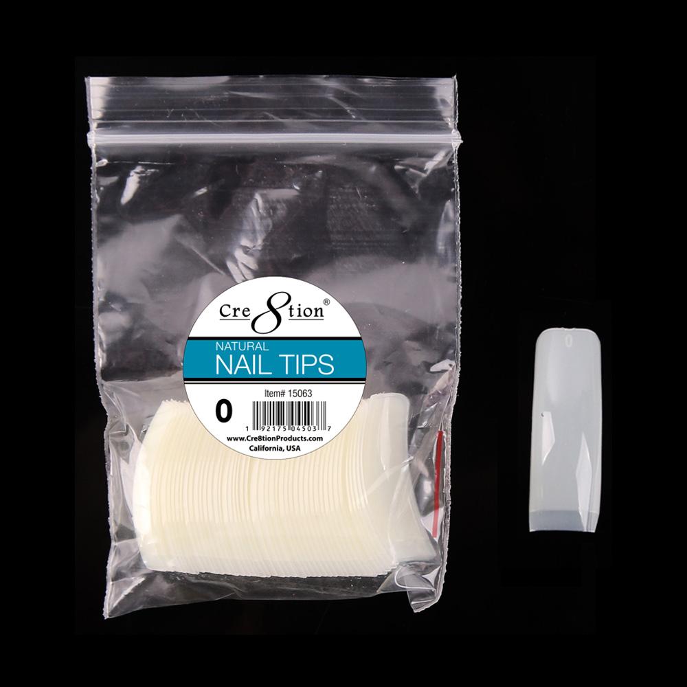 Cre8tion False Tip Natural 50 pcs/bag