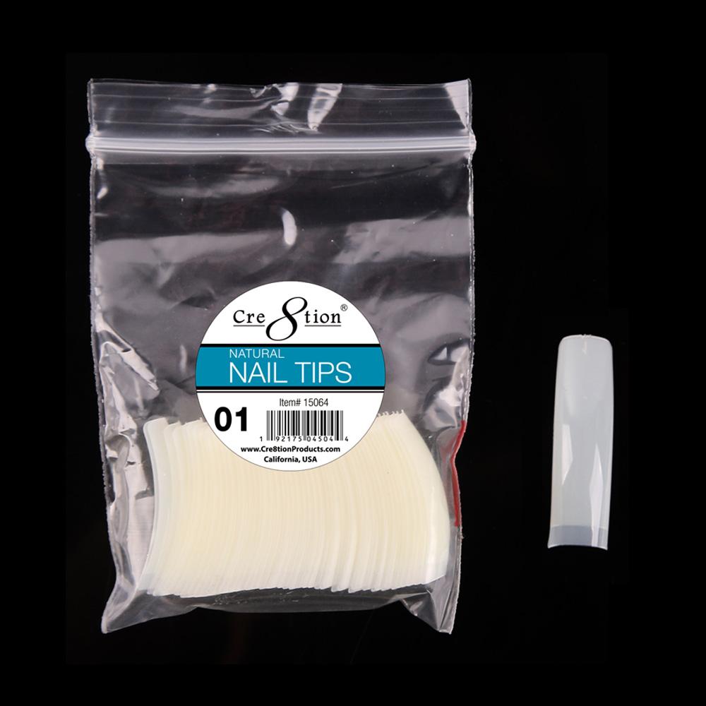 Cre8tion False Tip Natural 50 pcs/bag
