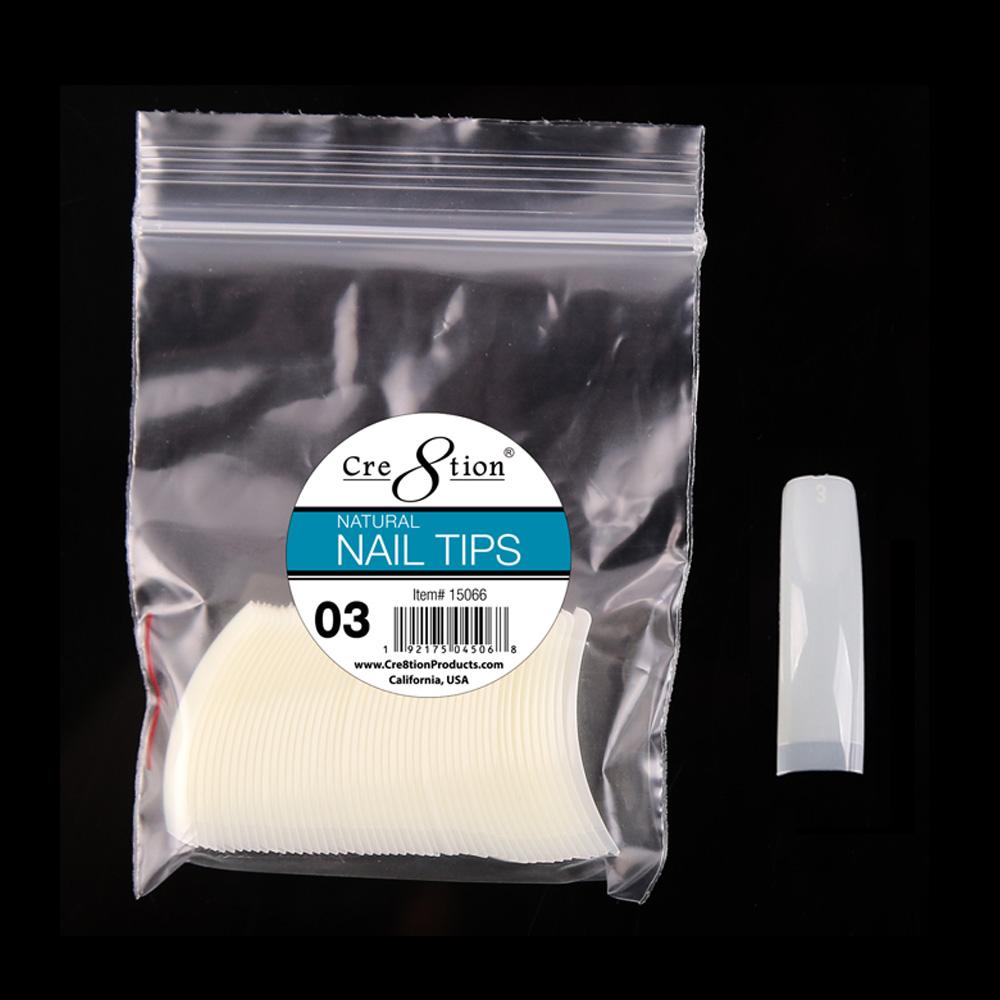 Cre8tion False Tip Natural 50 pcs/bag