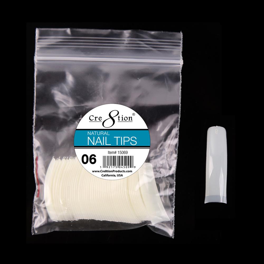 Cre8tion False Tip Natural 50 pcs/bag
