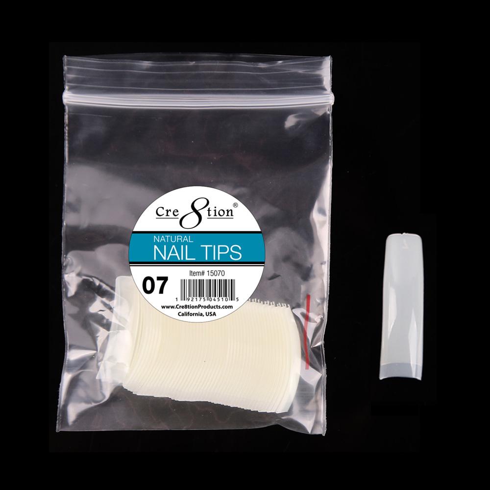 Cre8tion False Tip Natural 50 pcs/bag