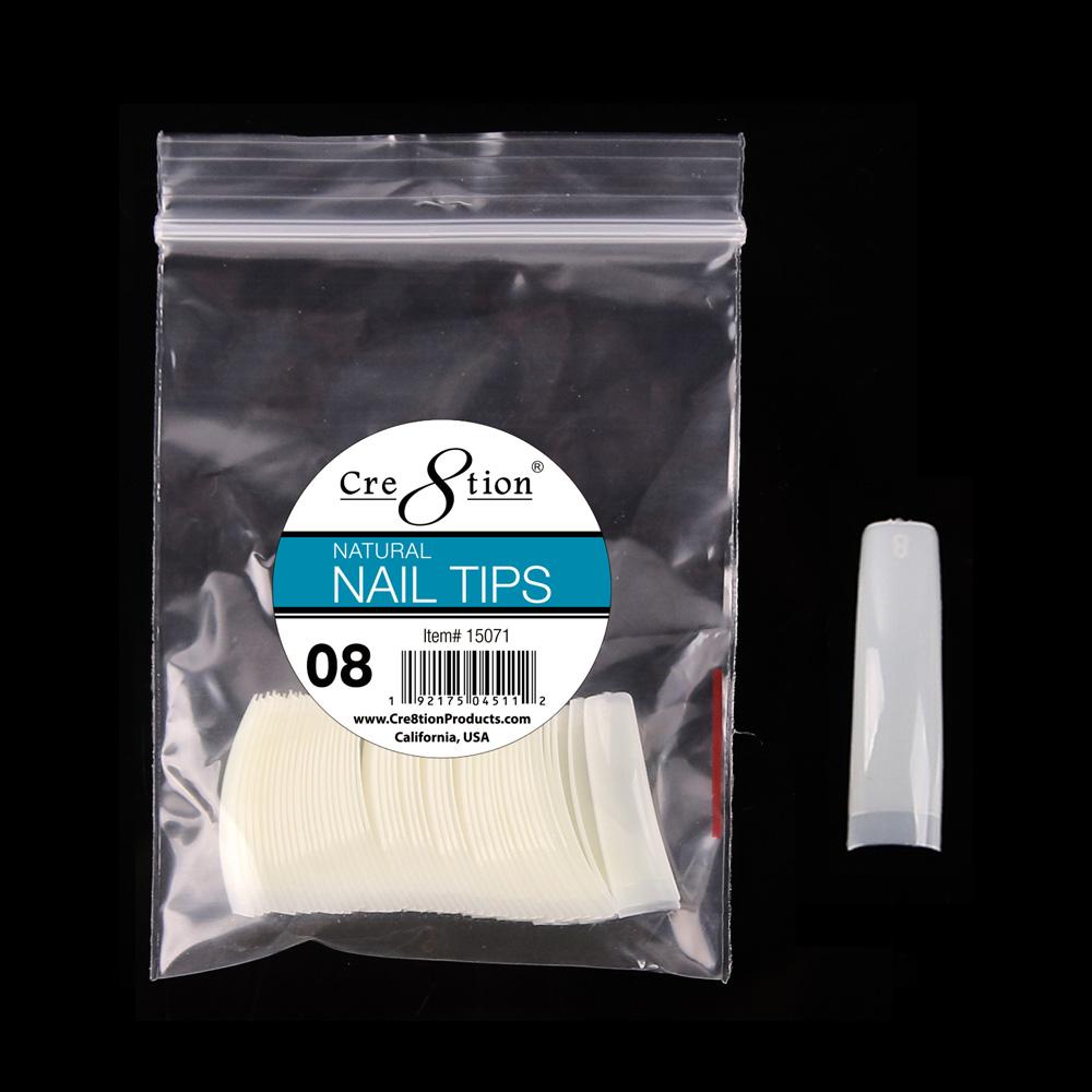 Cre8tion False Tip Natural 50 pcs/bag