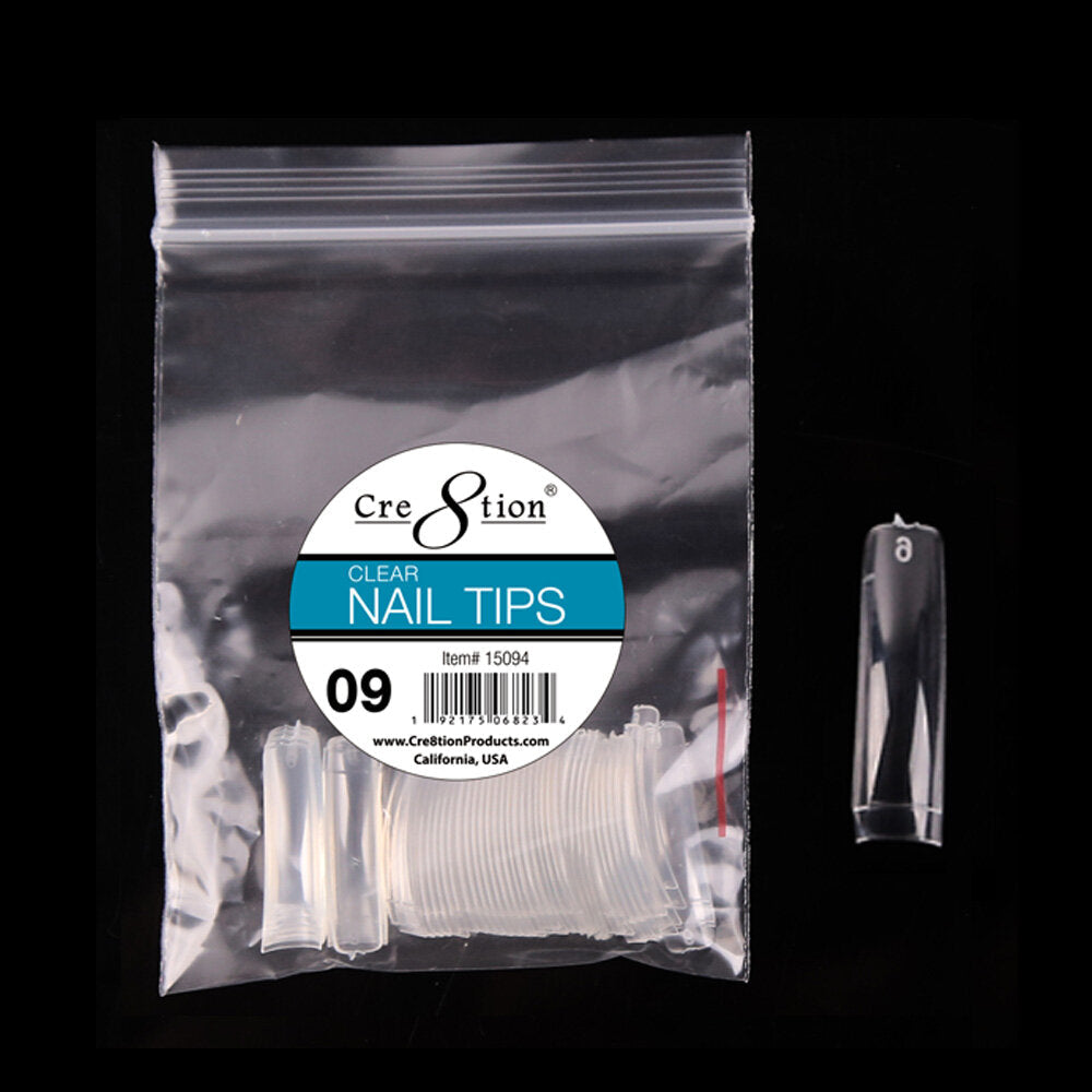 Cre8tion False Tip-  Clear 50 pcs/bag
