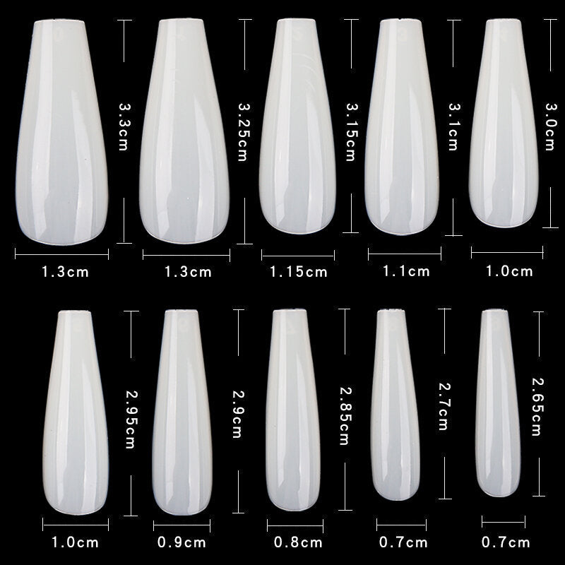 Cre8tion Special Shape - 06 Long Coffin 600 pcs./box