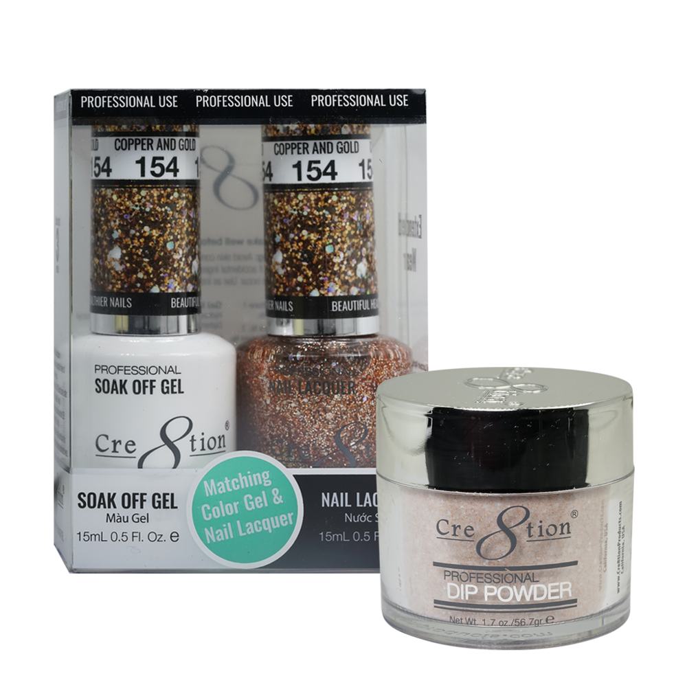 Cre8tion Matching Sets - 154 Copper & Gold