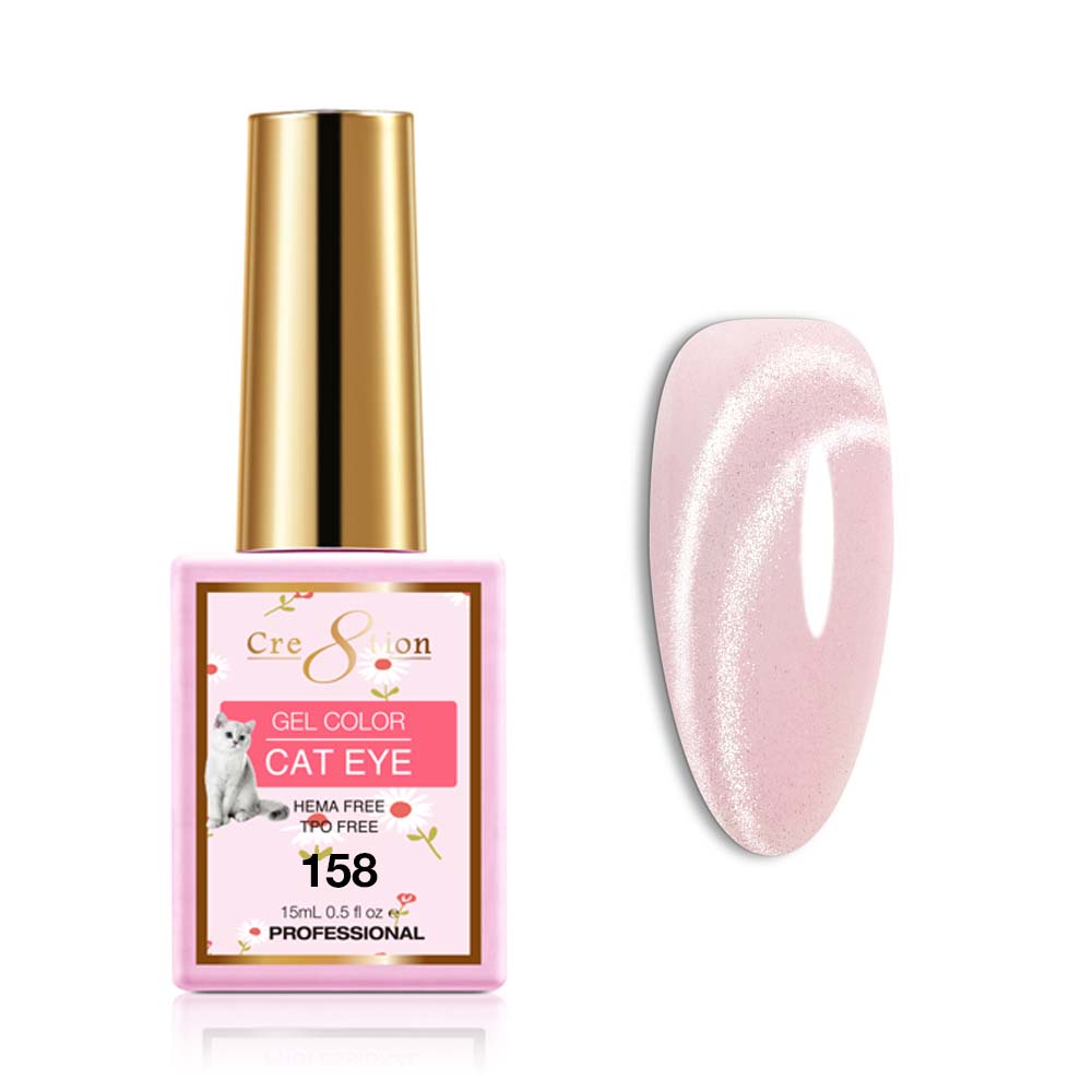 Cre8tion Cat Eye Soak Off Gel 0.5oz 158