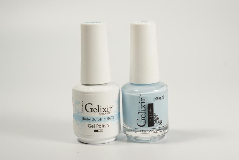 Gelixir Nail Polish Gel & Matching Lacquer Baby Dolphin 1 PK #067