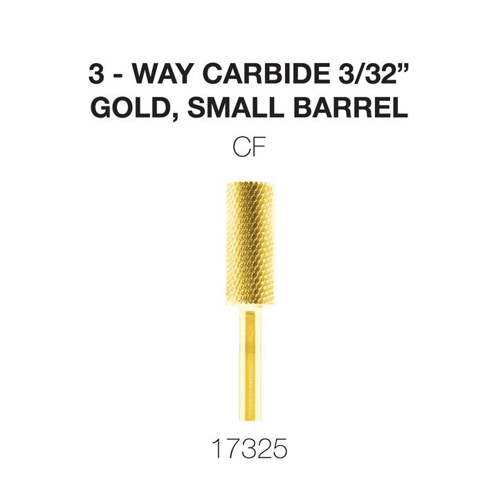 Cre8tion 3-Way Carbide Gold, Small Barrel 3/32"