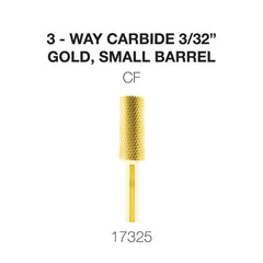 Cre8tion 3-Way Carbide Gold, Small Barrel 3/32"