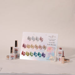 Cre8tion Cat Eye Soft Bloom Collection - Full Set 16 Colors w/ 1 Calendar Display