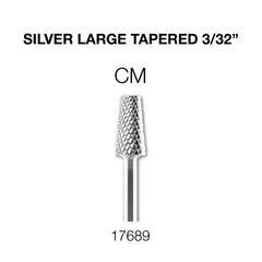 Cre8tion Silver Large Tapered 3/32"