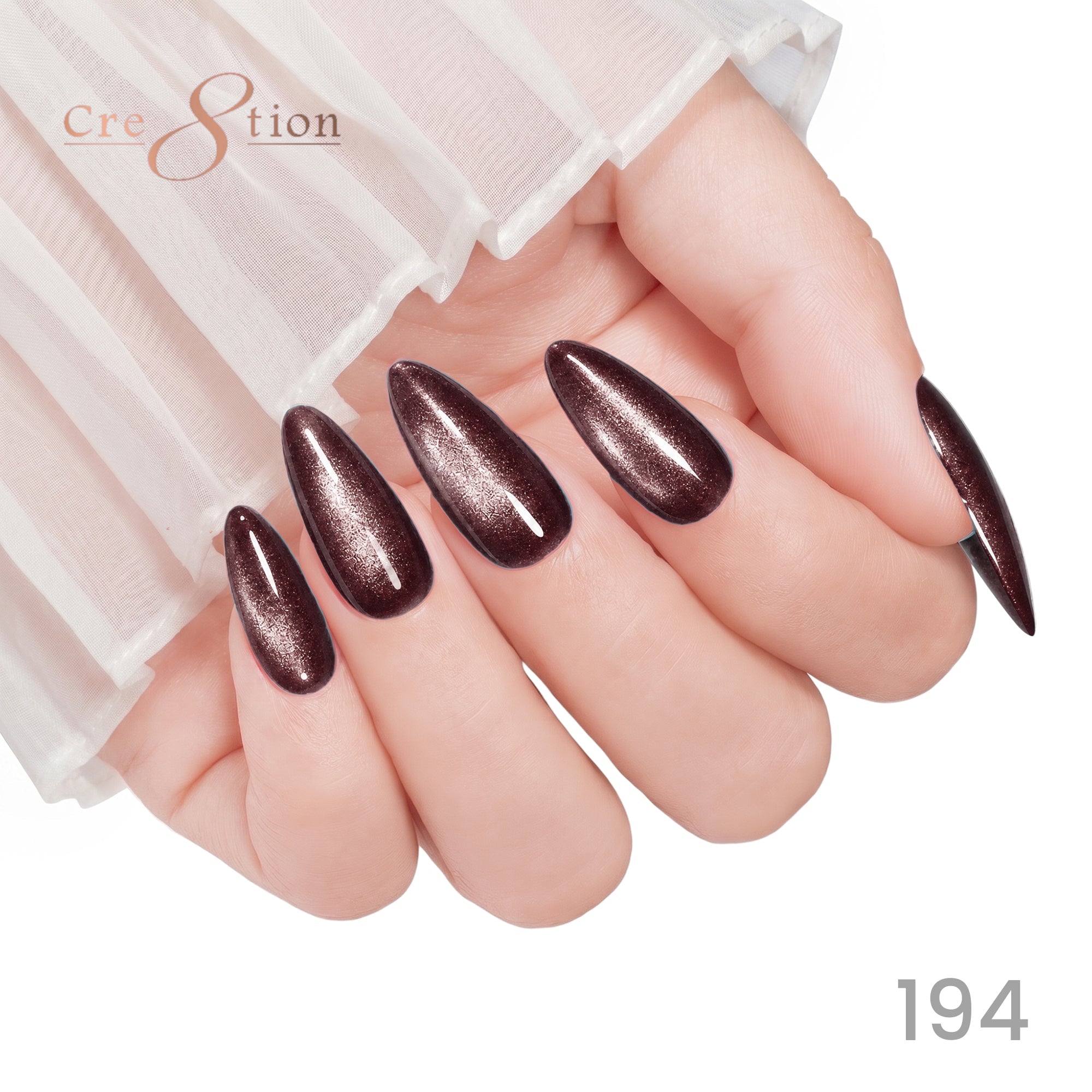 Cre8tion Cat Eye Soak Off Gel 0.5oz 194