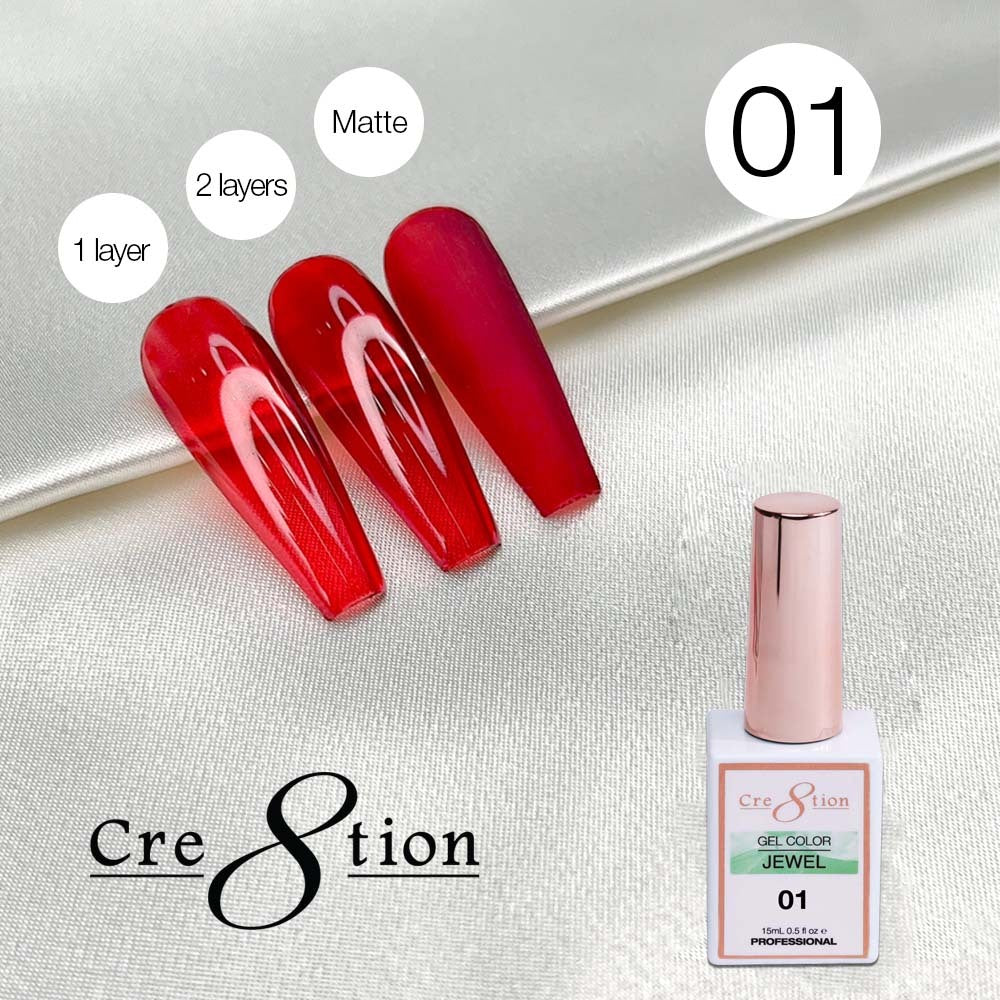 Cre8tion Perfect Red Cat Eye Combination Set