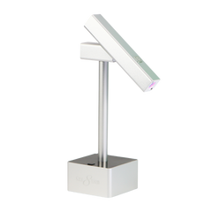 Cre8tion Portable Rechargeable 2in1 UV/LED Desk Lamp - Silver 15W