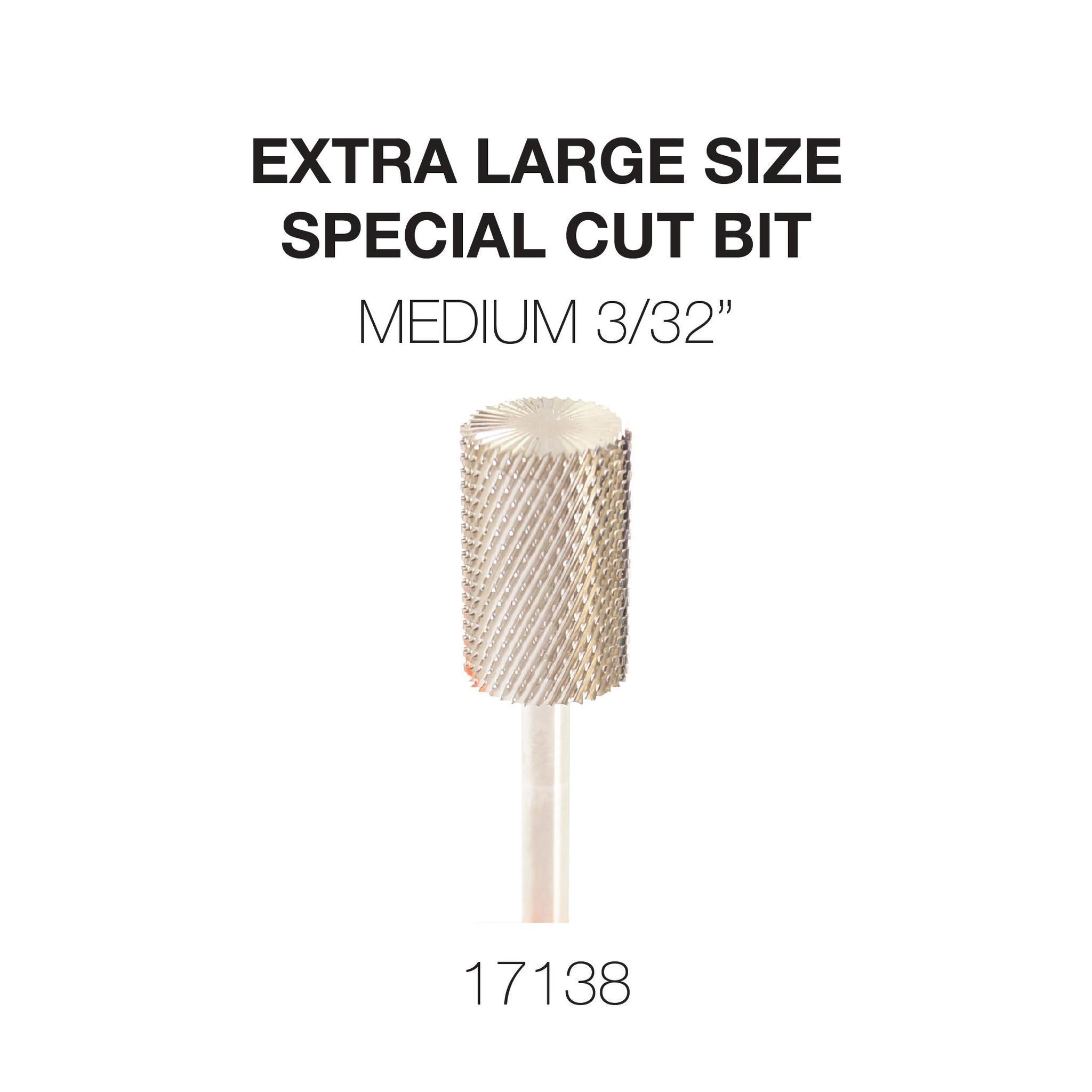 Cre8tion Extra Large Size - Special Cut Bit 3/32" Silver