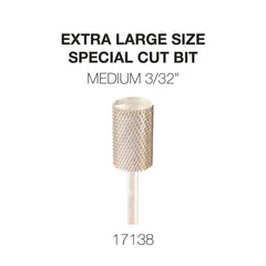 Cre8tion Extra Large Size - Special Cut Bit 3/32" Silver