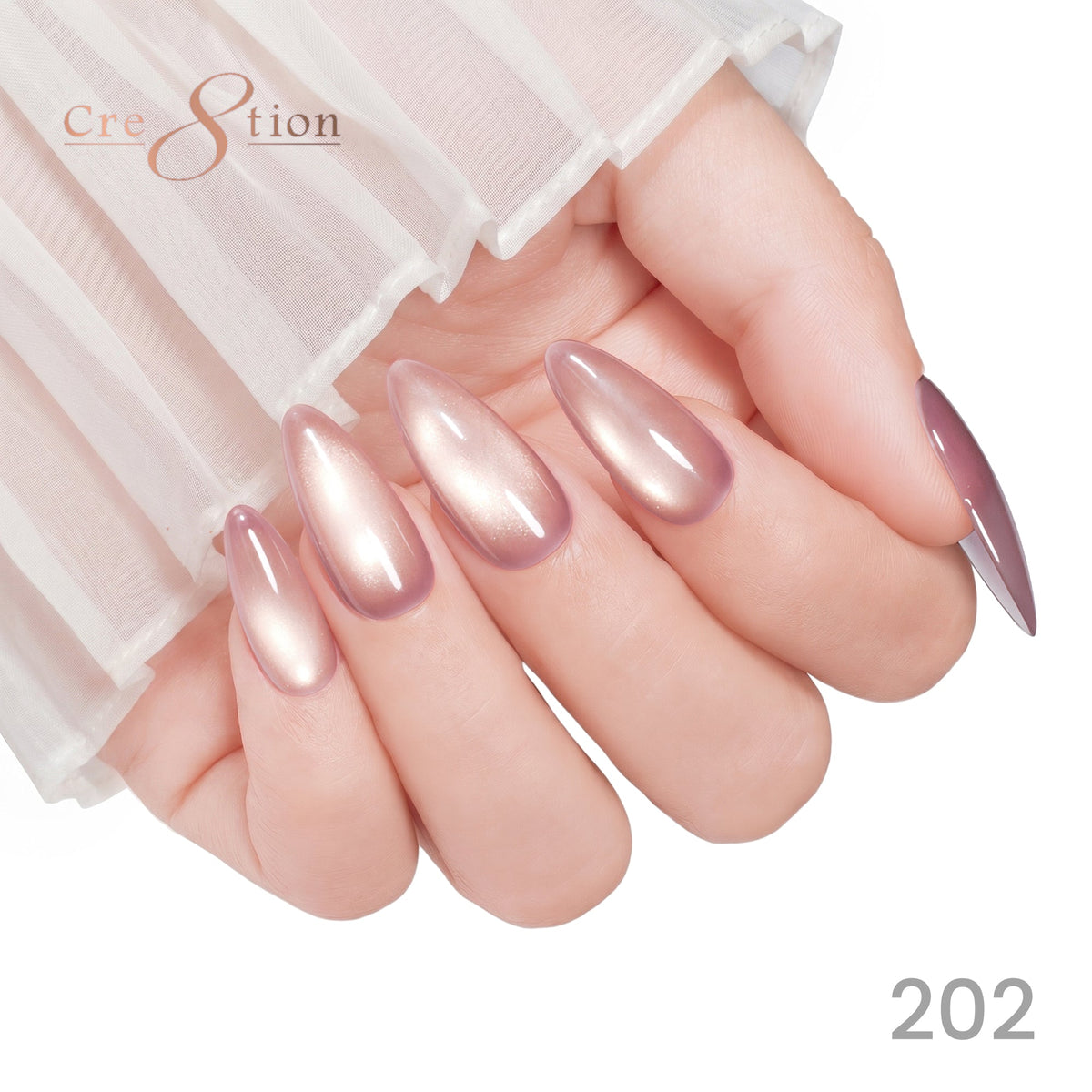 Cre8tion Cat Eye Soak Off Gel 0.5oz 202