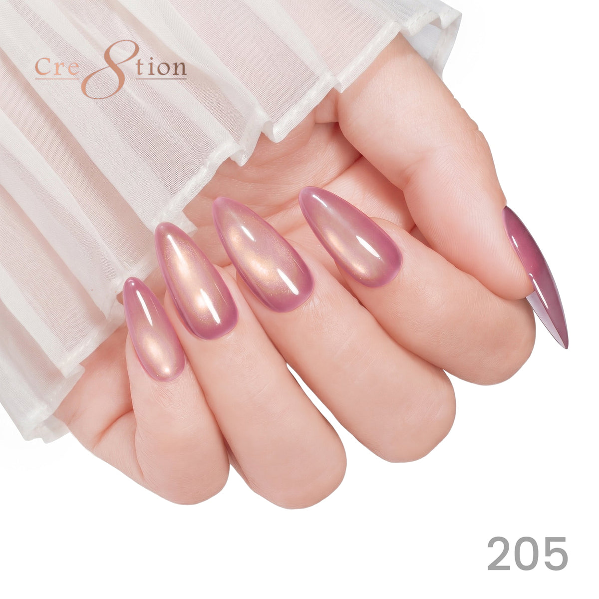 Cre8tion Cat Eye Soak Off Gel 0.5oz 205