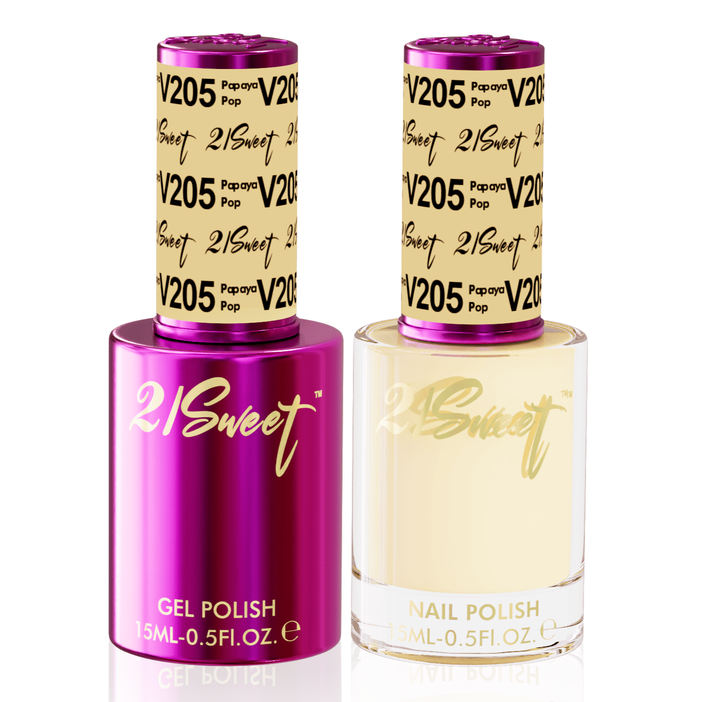 21Sweet 205 - Gel & Lacquer Duo