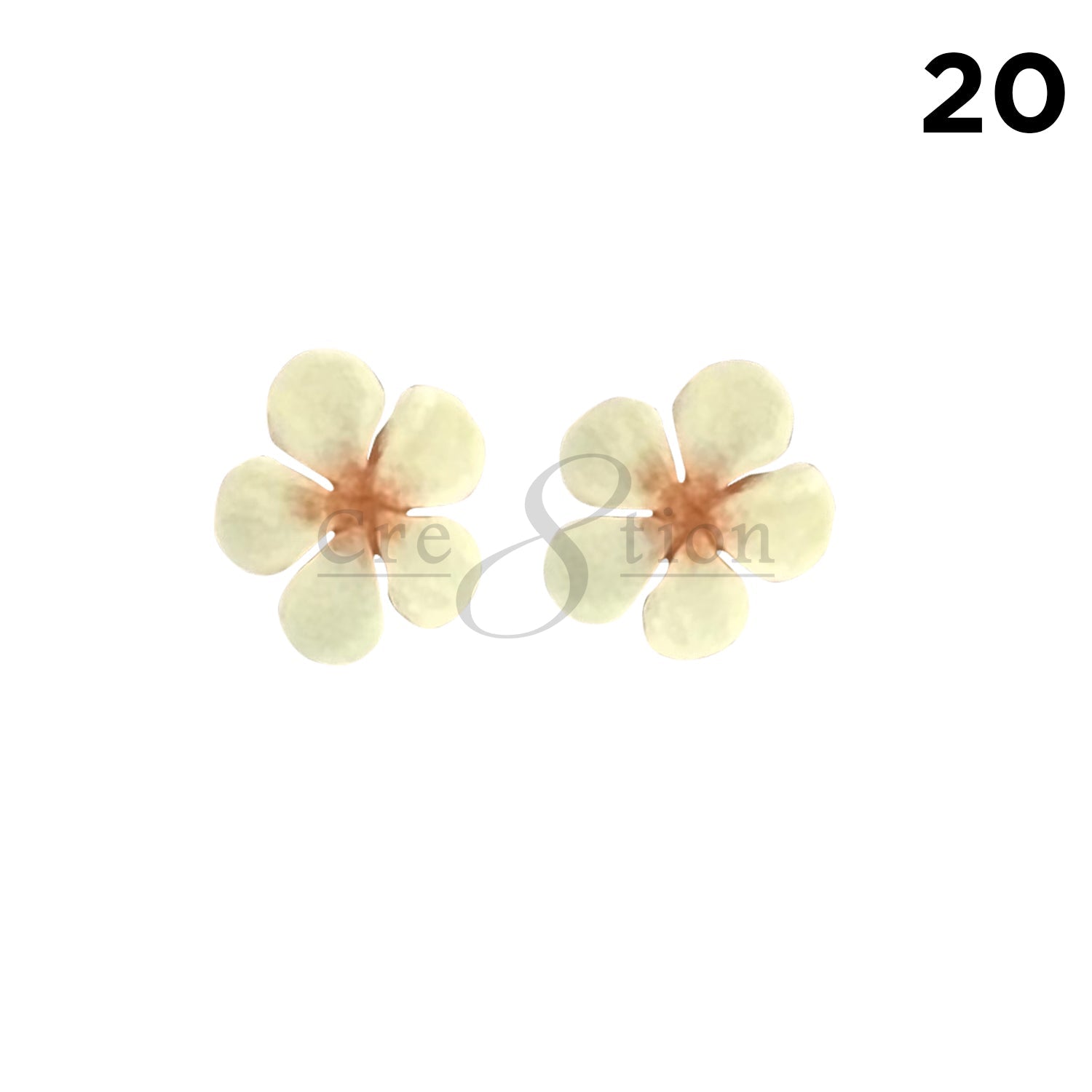 Cre8tion Handmade Acrylic Flowers 2 pcs