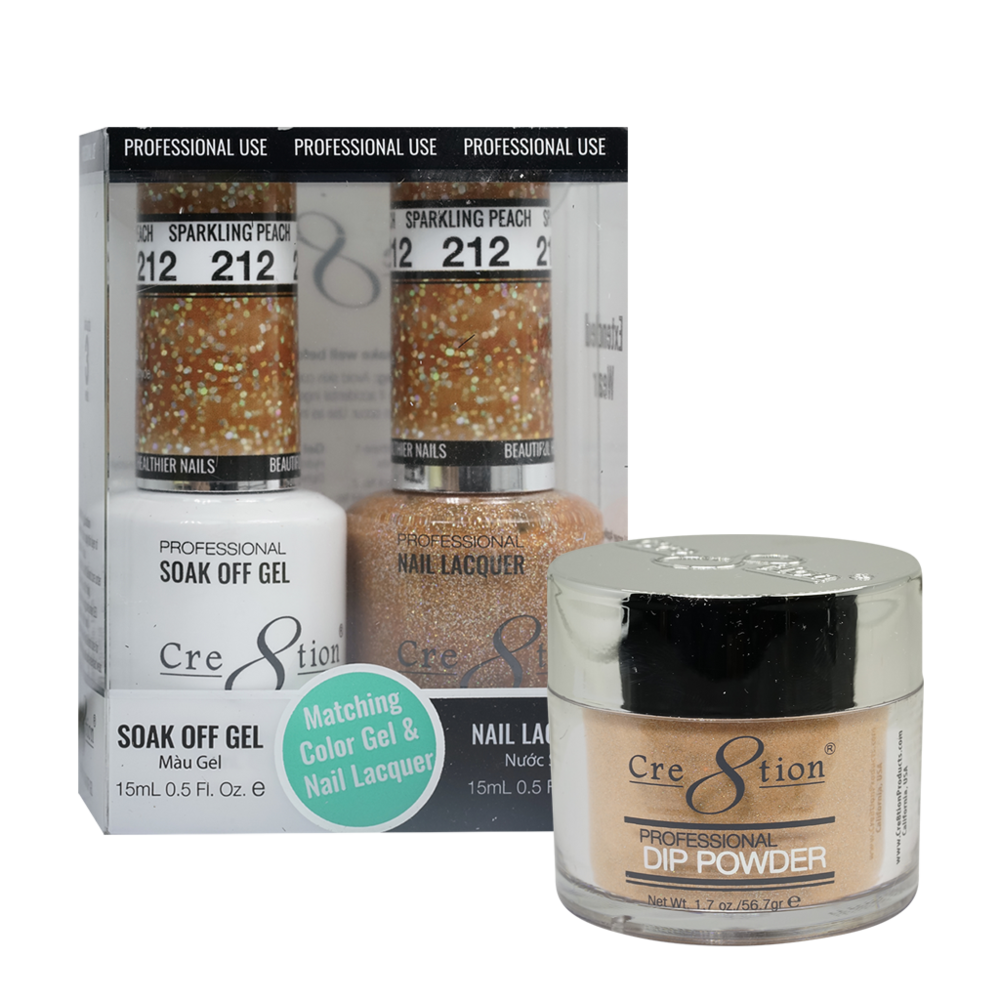 Cre8tion Matching Sets - 212 Sparkling Peach