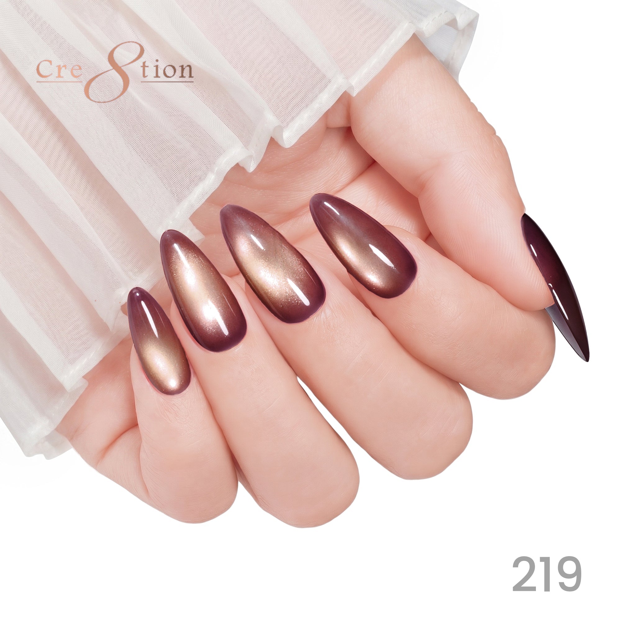 Cre8tion Cat Eye Soak Off Gel 0.5oz 219