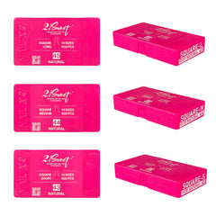 21Sweet Nail Up Soft Gel Tip Box, Square,Natural, 602 pcs [50% Off]