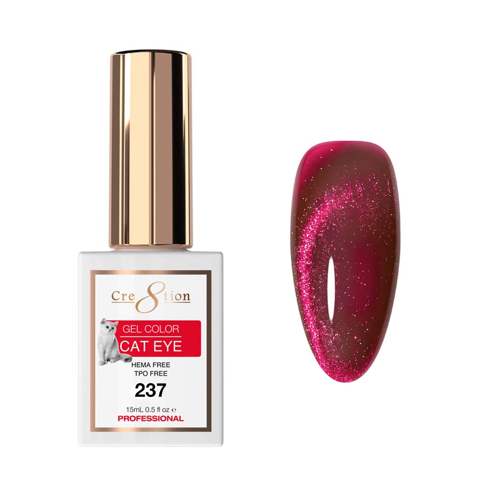 Cre8tion Cat Eye Soak Off Gel 0.5oz 237