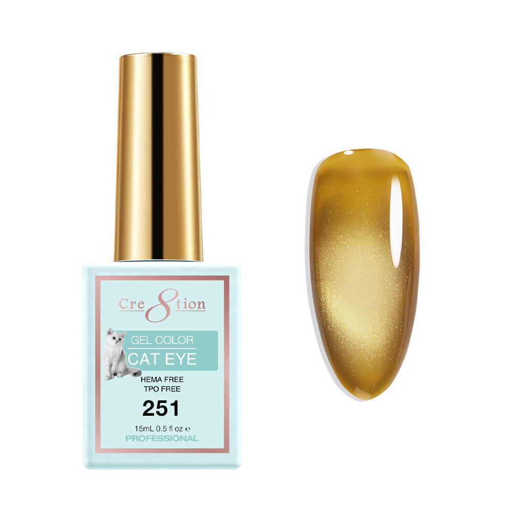 Cre8tion Cat Eye Soak Off Gel 0.5oz 251
