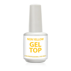 Cre8tion Empty Glass Bottle .5oz  "Non-Yellow Gel Top"