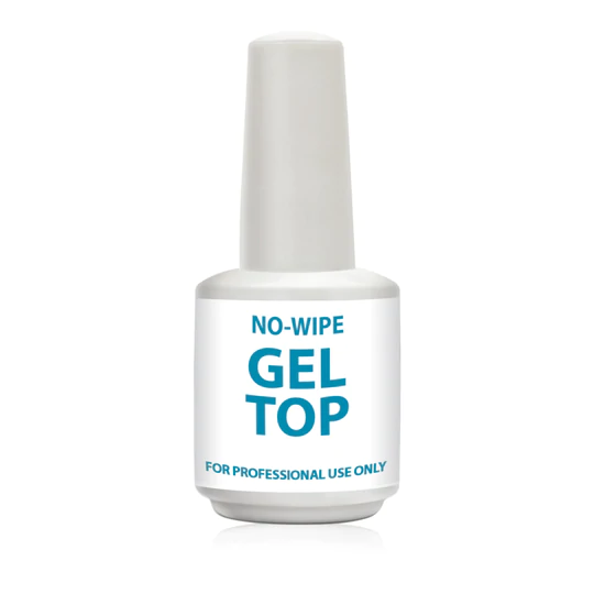 Cre8tion Empty Glass Bottle .5oz  "No-Wipe Gel Top"
