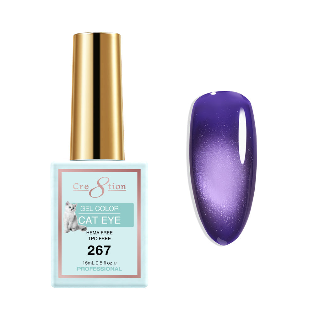 Cre8tion Cat Eye Soak Off Gel 0.5oz 267