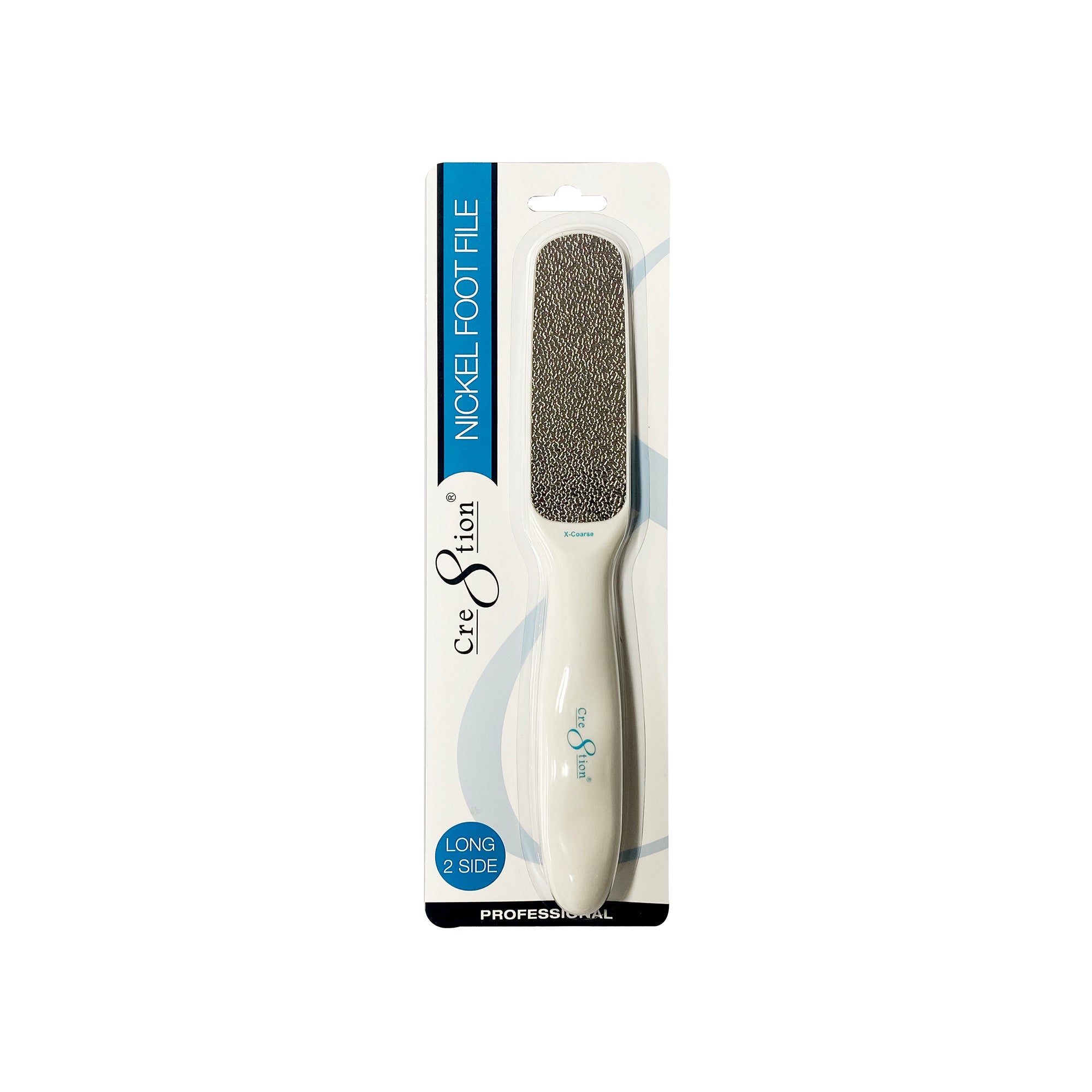 Cre8tion Nickel Medium/Coarse Foot Files Long - 2 sides