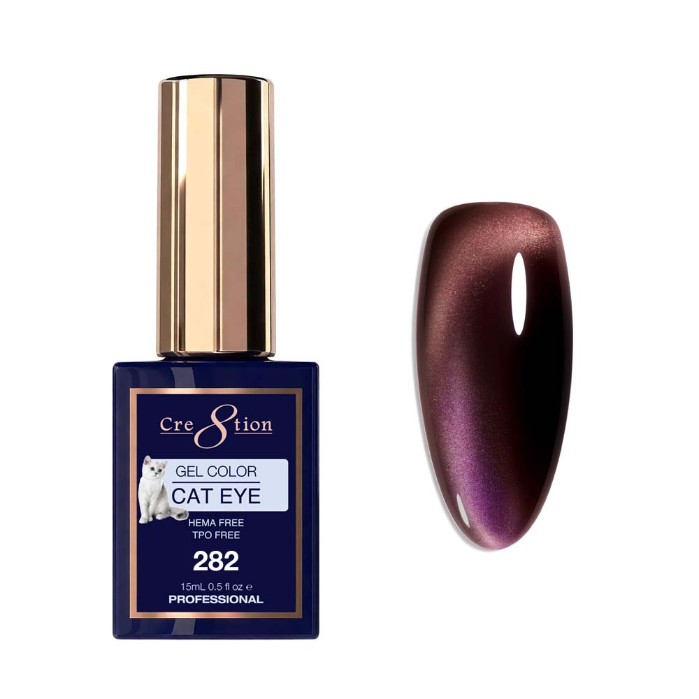 Cre8tion Cat Eye Soak Off Gel 0.5oz 282