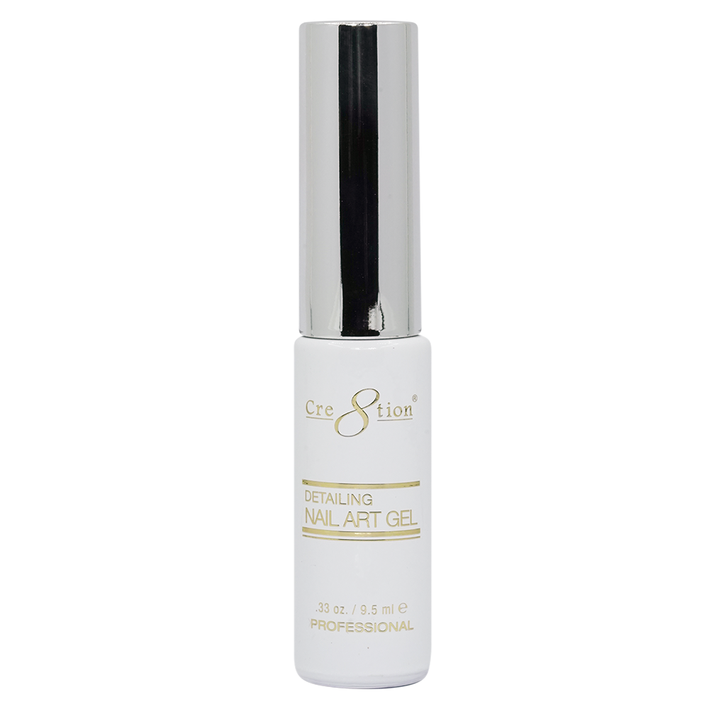 Cre8tion Detailing Nail Art Gel 0.33oz 02 White