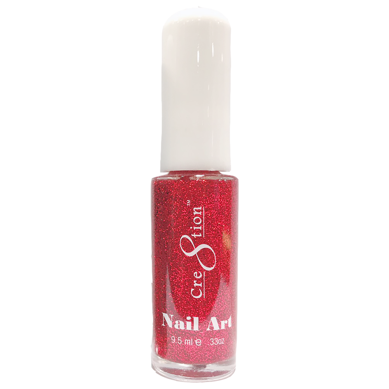 Cre8tion Detailing Nail Art Lacquer 0.25oz 08 Red Glitter