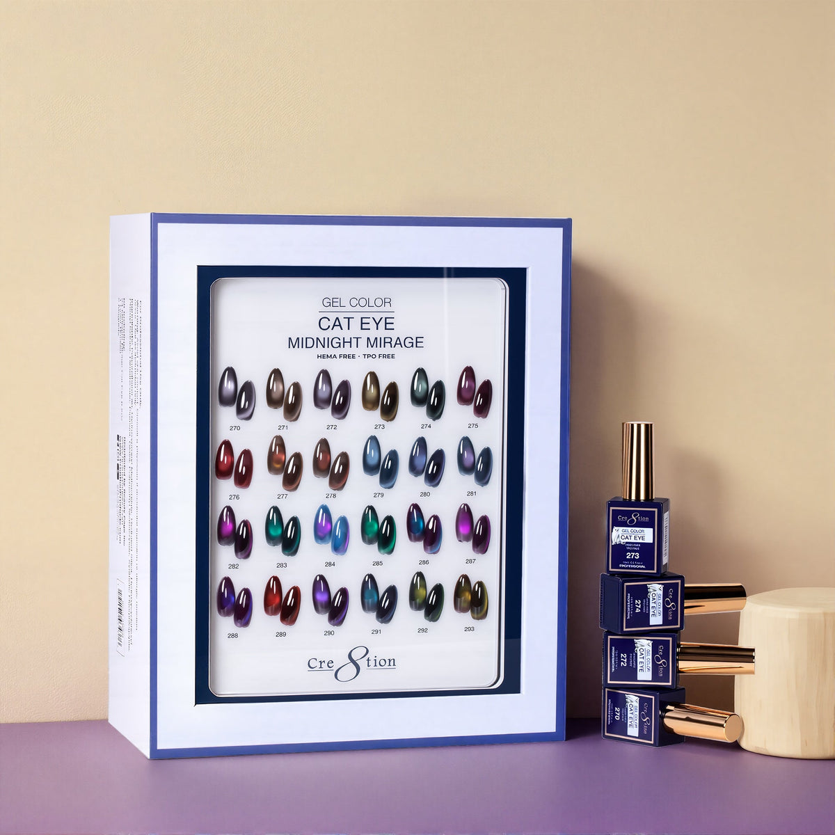 Cre8tion Cat Eye Midnight Mirage Kit - 24 Colors