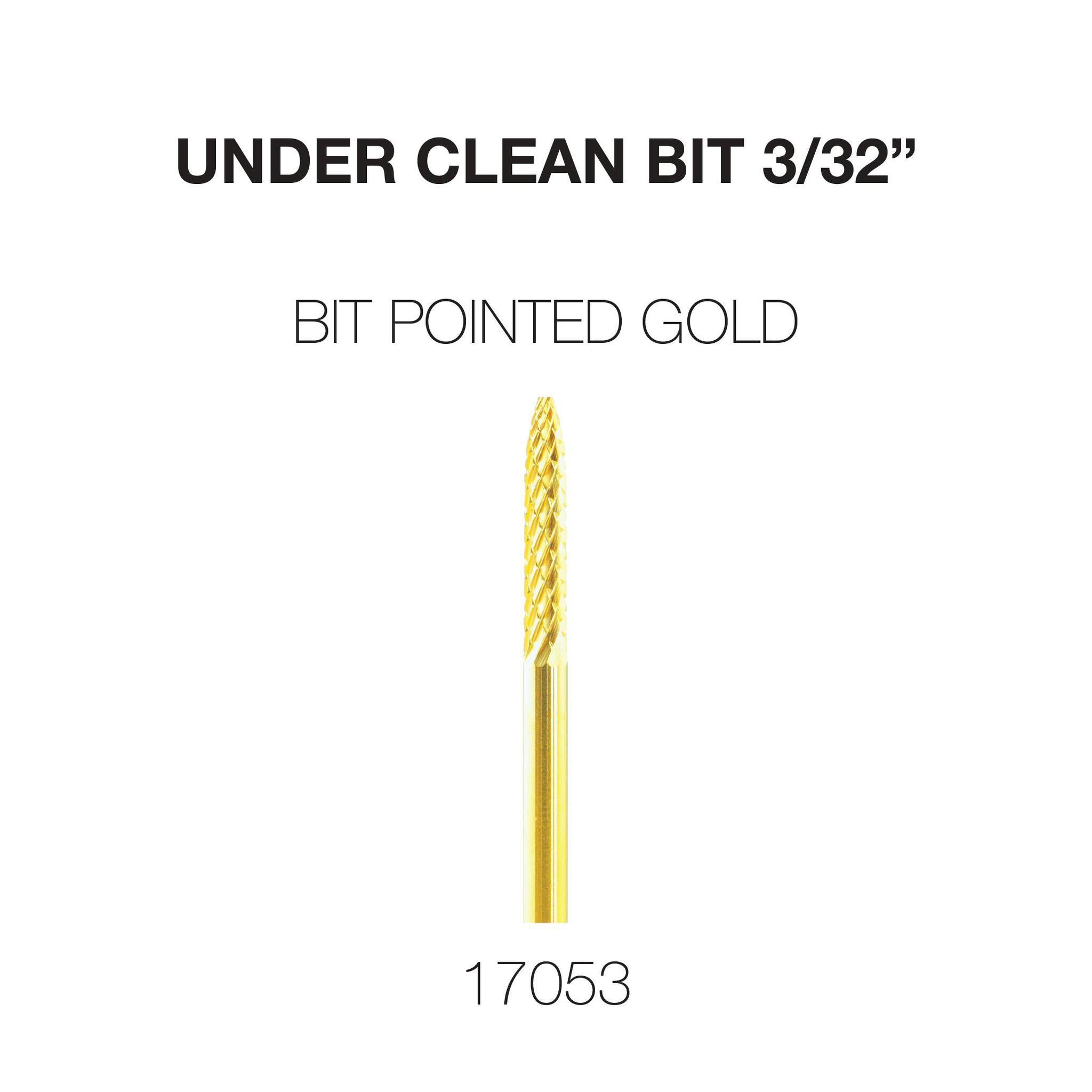 Cre8tion Under Clean 3/32" Carbide Bit- Gold