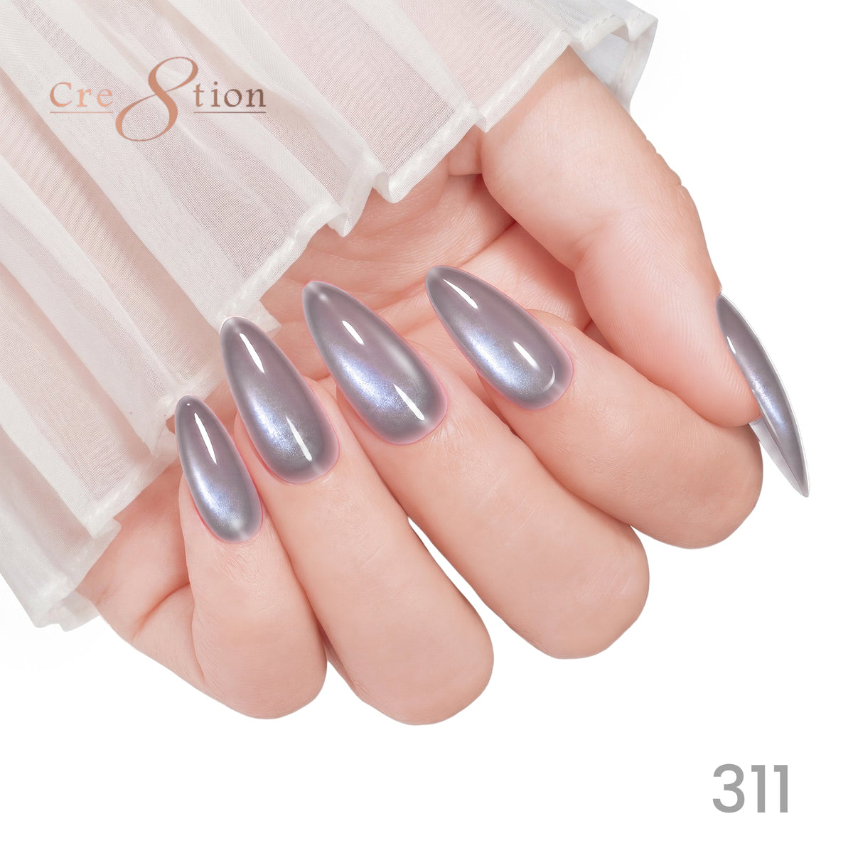 Cre8tion Cat Eye Soak Off Gel 0.5oz 311