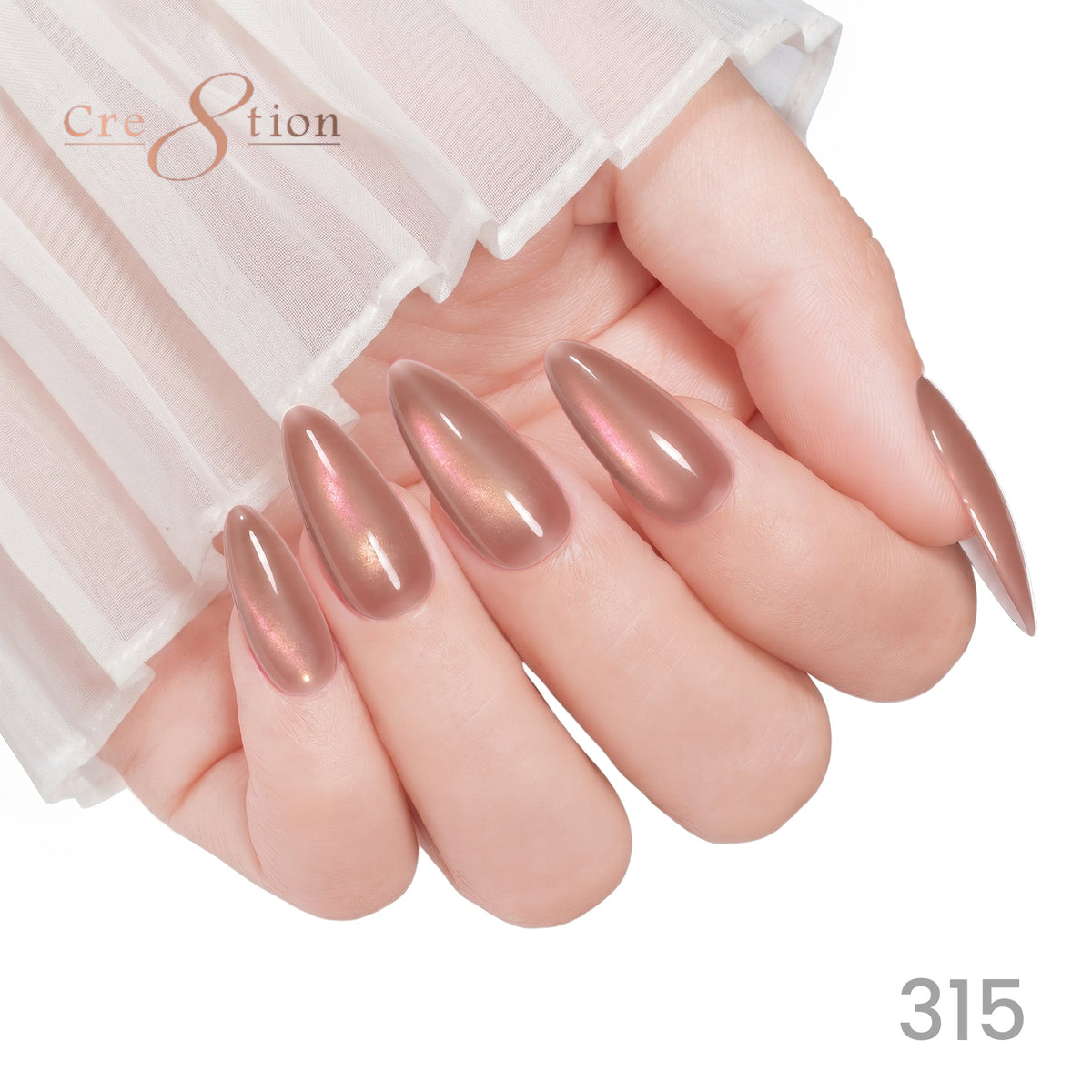 Cre8tion Cat Eye Soak Off Gel 0.5oz 315
