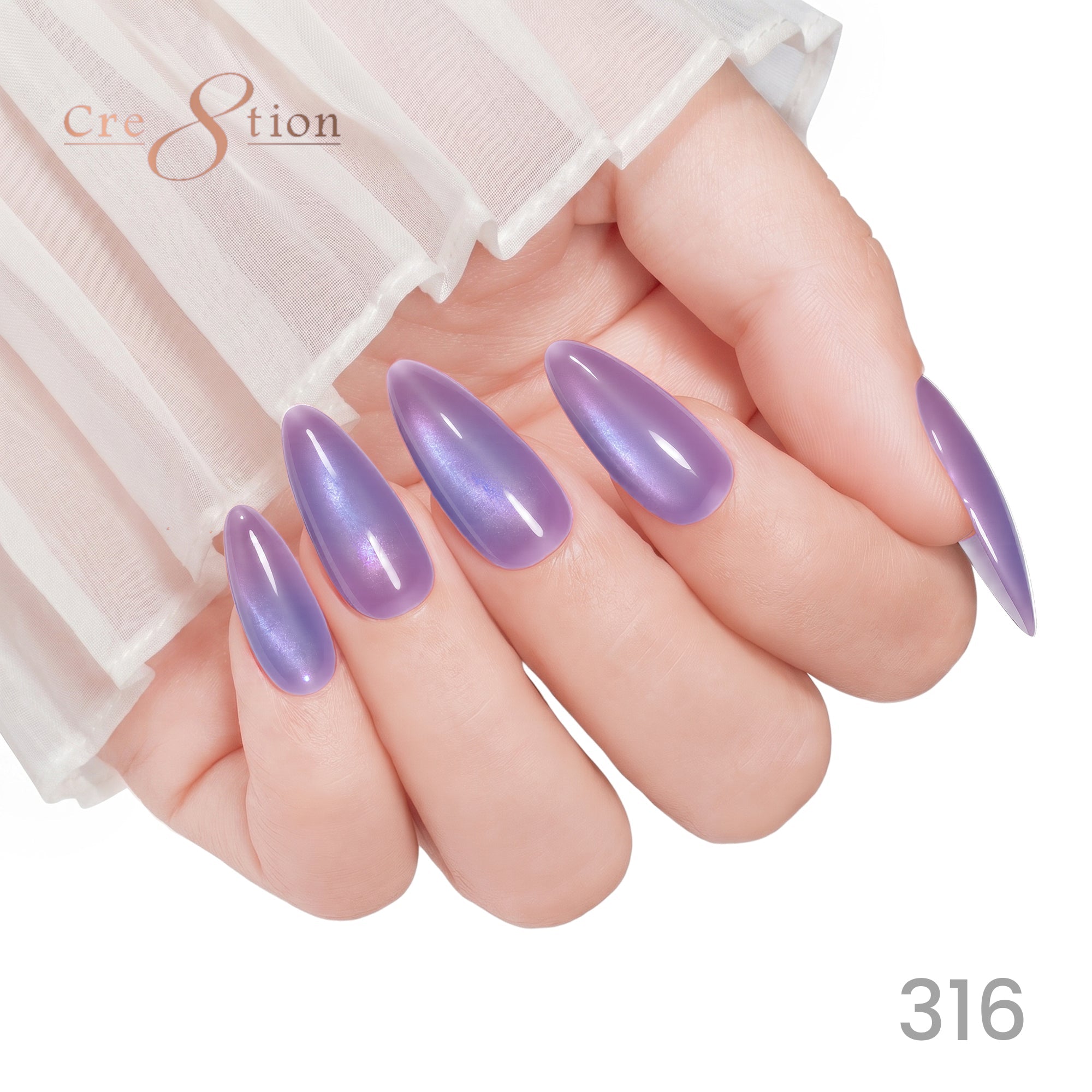 Cre8tion Cat Eye Soak Off Gel 0.5oz 316