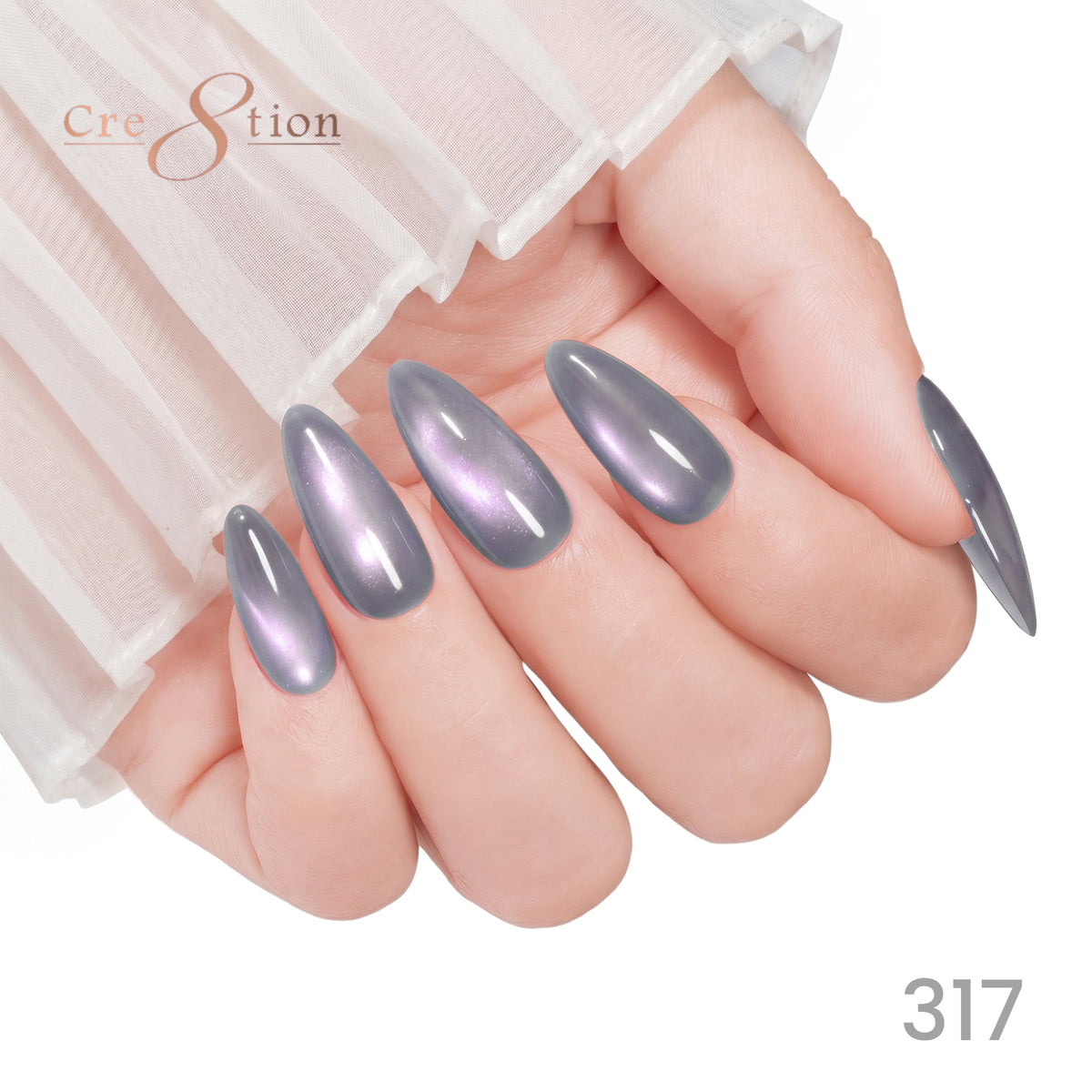 Cre8tion Cat Eye Soak Off Gel 0.5oz 317