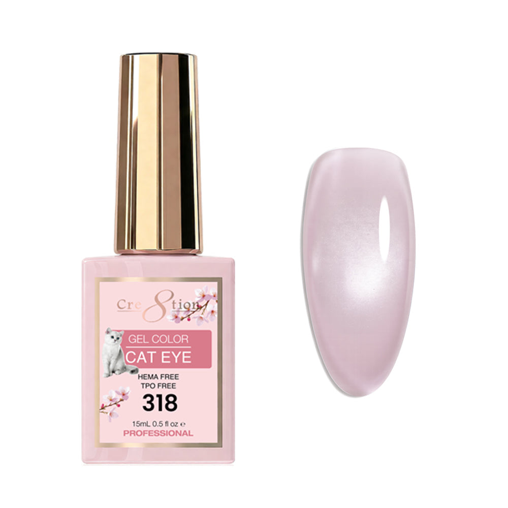 Cre8tion Cat Eye Soak Off Gel 0.5oz 318