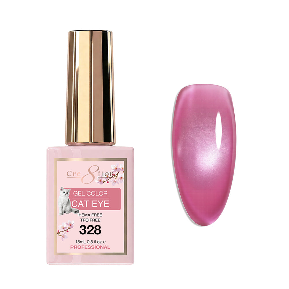 Cre8tion Cat Eye Soak Off Gel 0.5oz 328